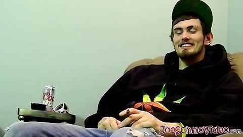 Hot guy unloads his balls in front of guys