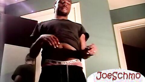 Handsome black man juicy cock gets plenty of sucking