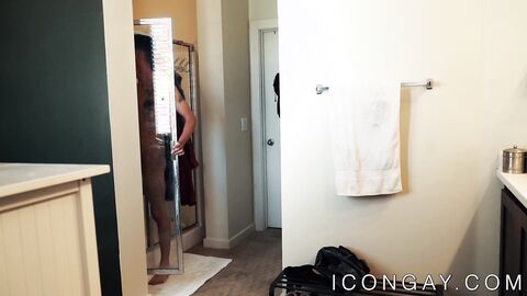 Hairy and muscular jocks enjoy some sensual ass breeding