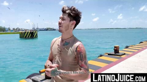 LatinoJuice.com - Cute amateur gay Ken and Rob Silva gobble each others thirsty cocks