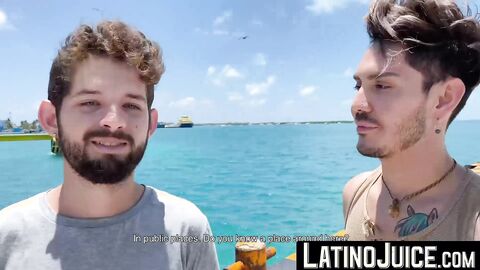 LatinoJuice.com - Cute amateur gay Ken and Rob Silva gobble each others thirsty cocks