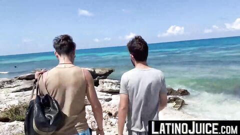 LatinoJuice.com - Cute amateur gay Ken and Rob Silva gobble each others thirsty cocks