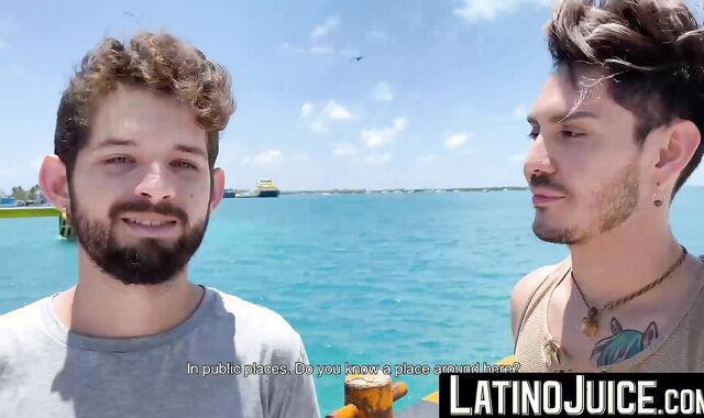 LatinoJuice.com - Cute amateur gay Ken and Rob Silva gobble each others thirsty cocks