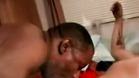 Big daddy needs to release a hot load of cum in his balls