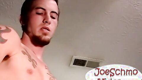 Stroking from a hunk makes dick hard