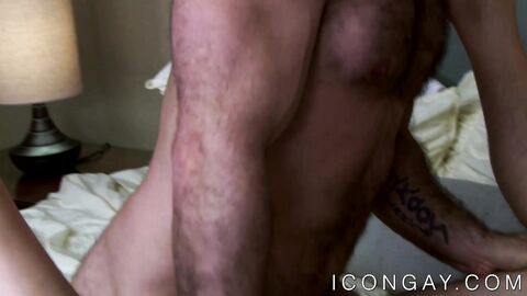 Muscular hunk Jaxton Wheeler spreads his gay lover ass