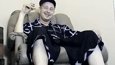 Young straight amateur jerks off solo after and interview