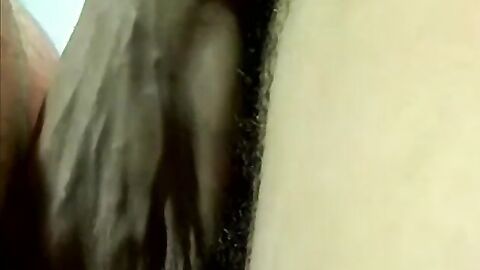 Throbbing cock bottom gets warm and sticky facial after BJ