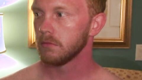 Hung mature daddy masturbates before a massive cumshot