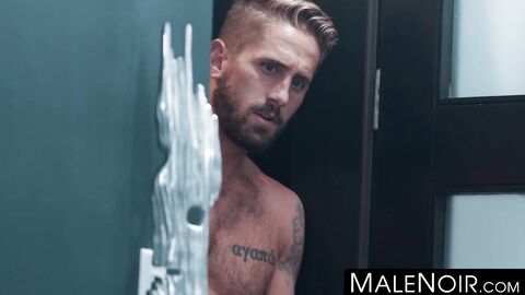 MaleNoir.com - Remy Cruze gets BBC sucked before fucking inked white boy raw