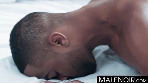 MaleNoir.com - Remy Cruze gets BBC sucked before fucking inked white boy raw