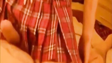 Sperm Flooded Crossdresser's Anal Pounding