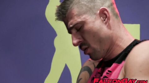 Athletic jocks Brett Dylan and Sean Maygers anal fuck