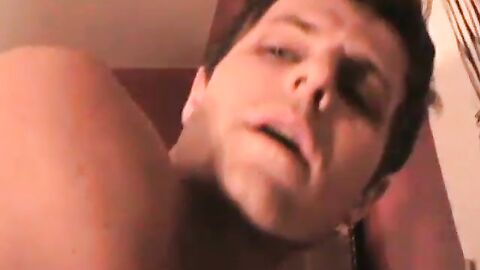 Blonde babe fucks young jock with strapon before doggstyle