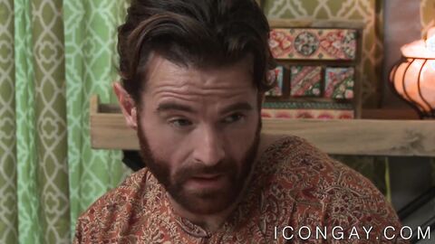 Hairy hunk Max Sargent pounding knowledgeable homosexual