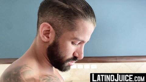 LatinoJuice.com - Positioning myself on top of lustful Rob Campos to drill his hole