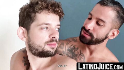 LatinoJuice.com - Positioning myself on top of lustful Rob Campos to drill his hole