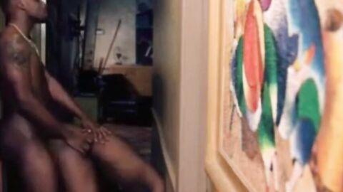 Spanking and Sucking Black Cock