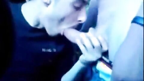 Stranger Blows Me and Cums on My Face in Public