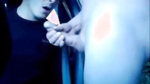 Stranger Blows Me and Cums on My Face in Public