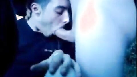 Stranger Blows Me and Cums on My Face in Public