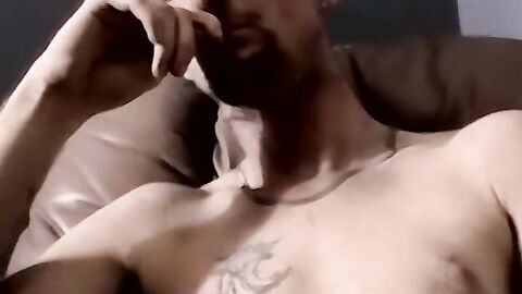 Kinky amateur gets warm facial after hot interracial blowjob