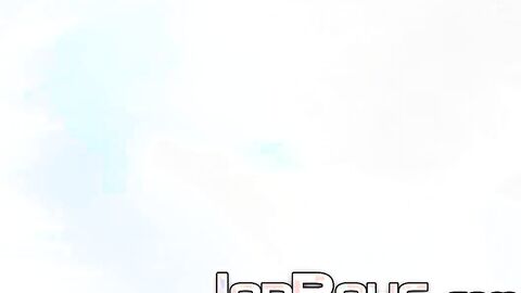 Cute Japanese twink blows tattooed jock before bareback sex