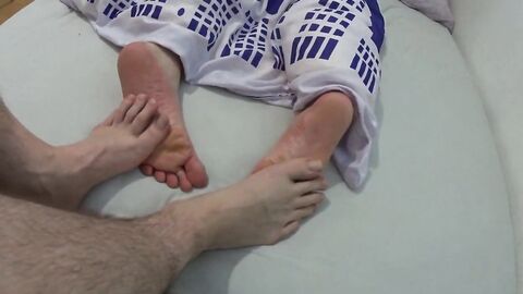 Playing Footsie With My Twink Emo Bestie