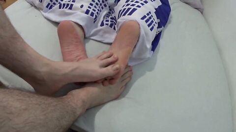 Playing Footsie With My Twink Emo Bestie