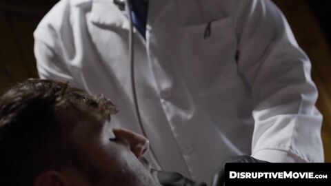 DisruptiveMovie.com - Doctor Matthew Figata takes Michael Boston's monster cock in hi