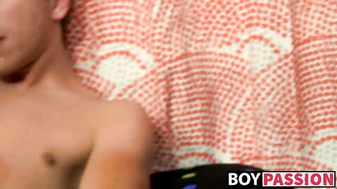 JR Adams playing with his shaved cock and that sweet ass