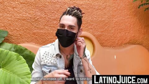 LatinoJuice.com - Long haired latino Ken drilled deeply by tanned hunk Marcos cock