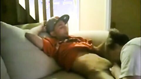 Daddy Gives Twink Thug His First BJ