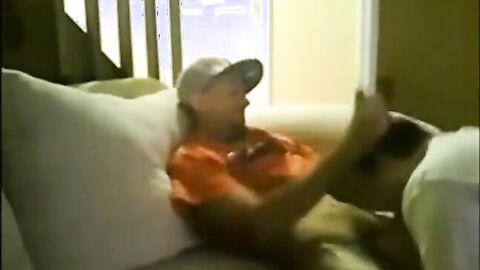 Daddy Gives Twink Thug His First BJ