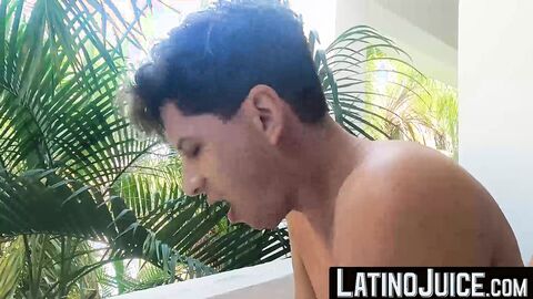 LatinoJuice.com - Naughty gay Lucca tight ass stretched wide by Ragel big cock