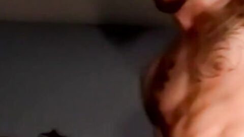 Mature man craves for young amateurs hot spunk while sucking