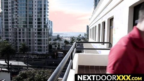 NextDoorXXX.com - Elye Black pounds Jason Richards with his bare cock