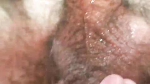 Stunning senior jerks off his rock hard cock in intense solo