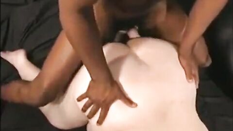 Black Men Plow White Chubby Guy