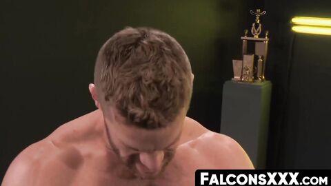 FalconsXXX.com - Landon Conrad pins Shawn in doggy style for a raw anal pounding