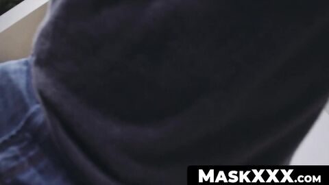 MaskXXX.com - Horny hunk's fleshlight pleasure until he unloads cum wildly