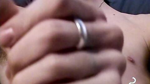 Bleu jacking his big dick hardÂ and hes smoking it up