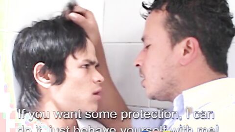 Awesome little twink becomes prison guards little bitch