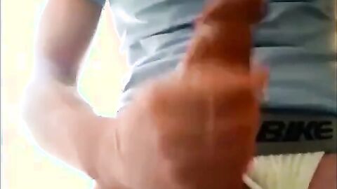 Amateur Big Cock Masturbation & Cum Show