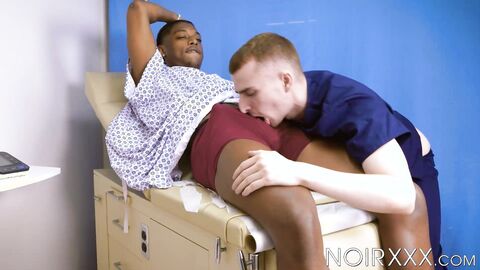 I caught my frisky patient Ty Santana jerking off so I offered him my ass to play wit