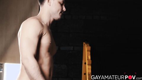 Workout session turns into a hardcore cock riding session by horny studs Dalton Hyde