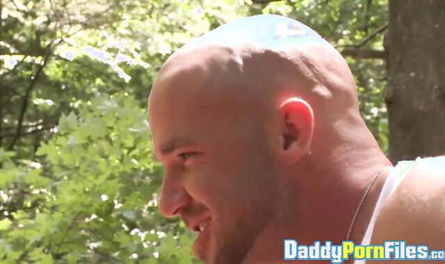 Hunk hairy dudes in a wild steamy compilation of cum splashing with Chad Brock