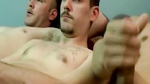 Homemade cock sucking threesome with young gay amateurs