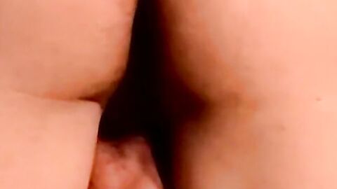Amateur jerks off while mature man helps him cum with tongue
