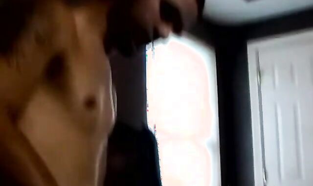 Fat mature gay barebacked by two young big cocked amateurs